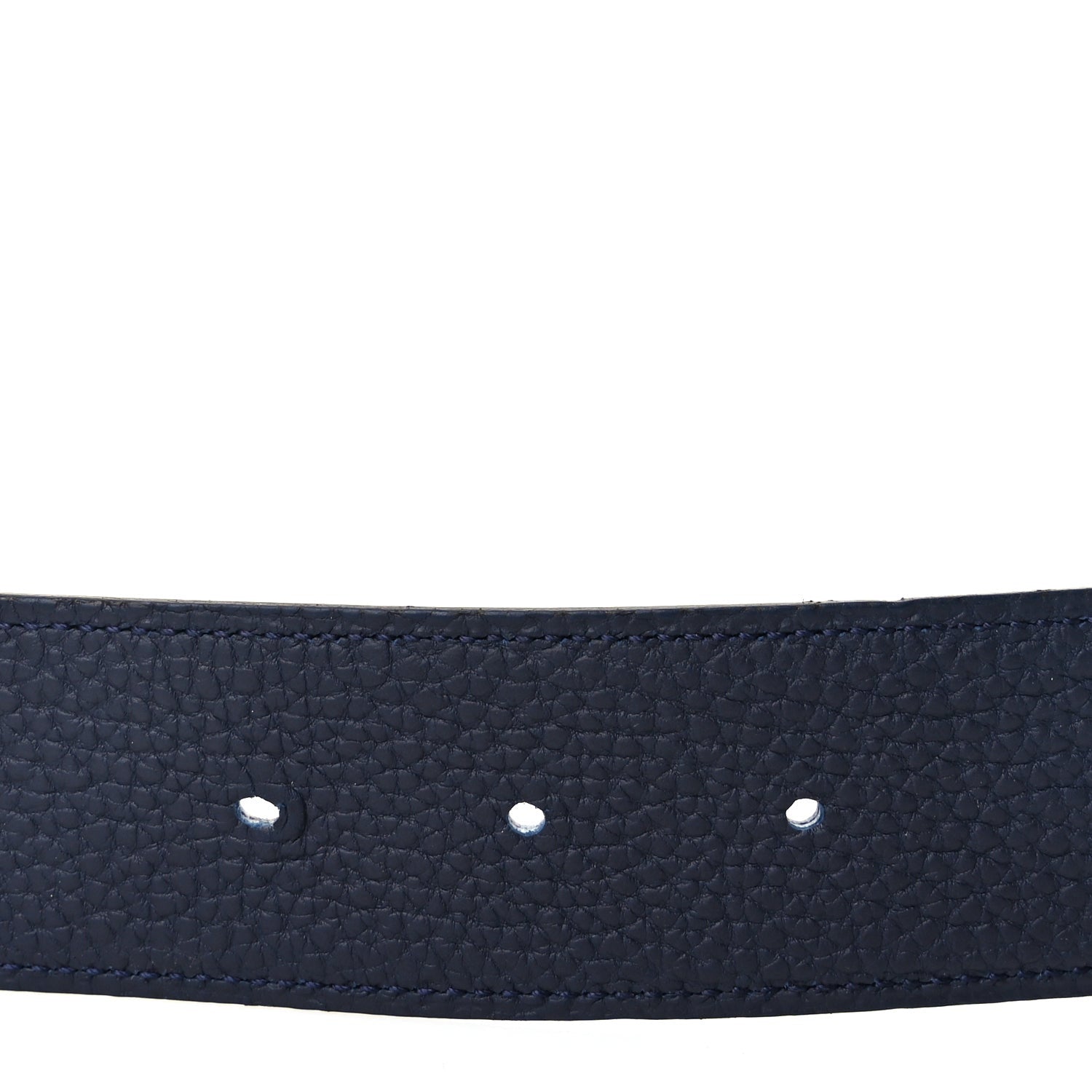 Hermes Box Togo 38mm H d'Ancre Belt 95  Black Bleu Nuit 4 of 5