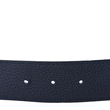 Hermes Box Togo 38mm H d'Ancre Belt 95  Black Bleu Nuit 4 of 5