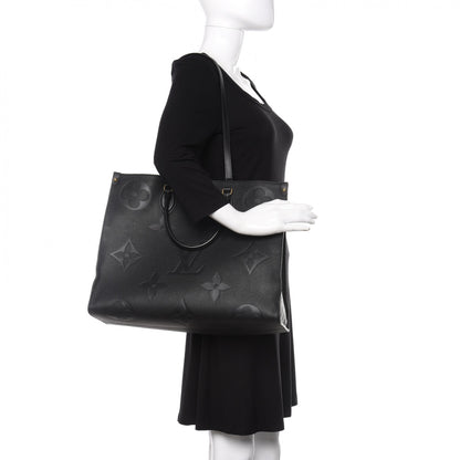 Louis Vuitton Empreinte Monogram Giant Onthego GM Black 2 of 10