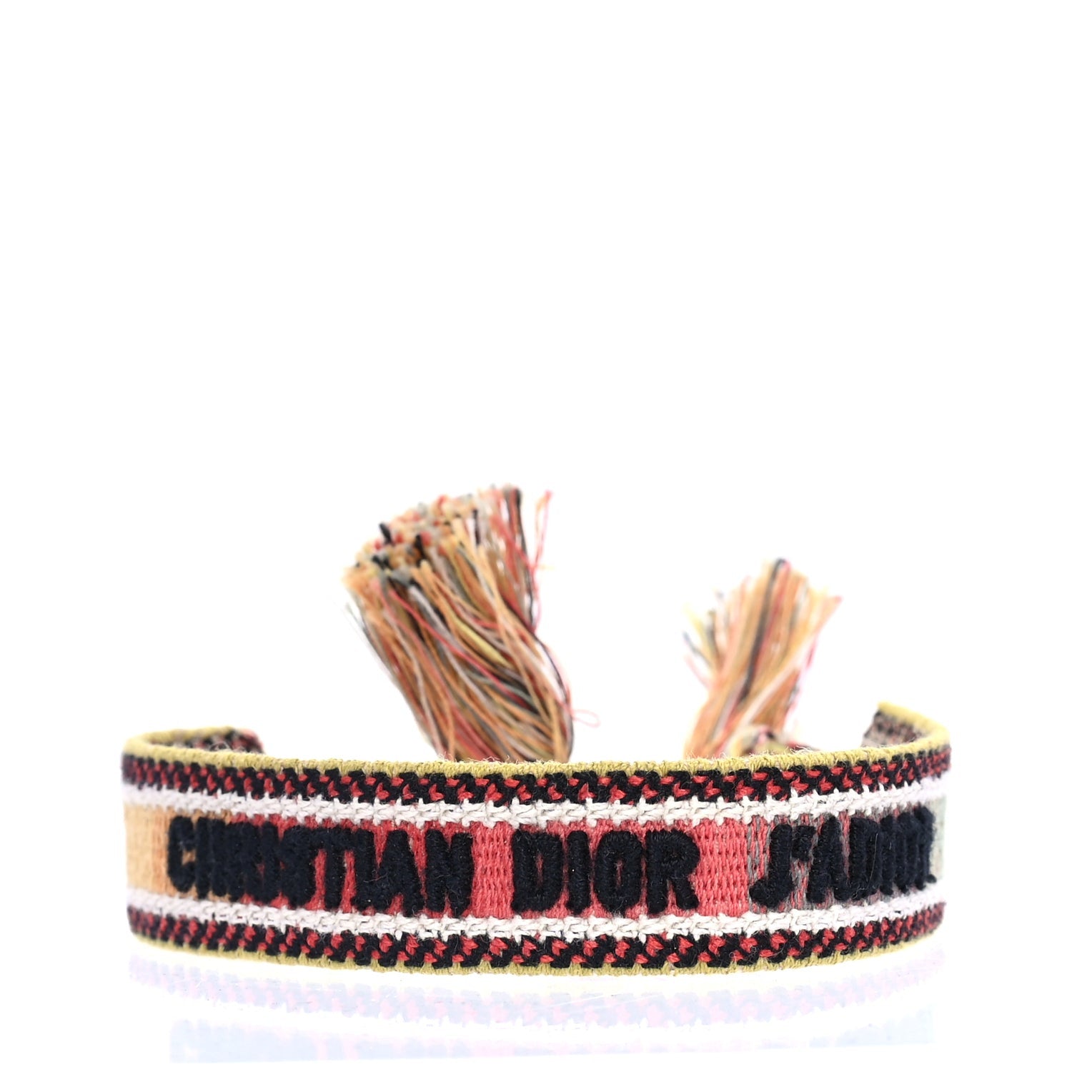 Christian Dior Woven Cotton J'Adior Friendship Studded Bracelet Set Multicolor 1 of 4