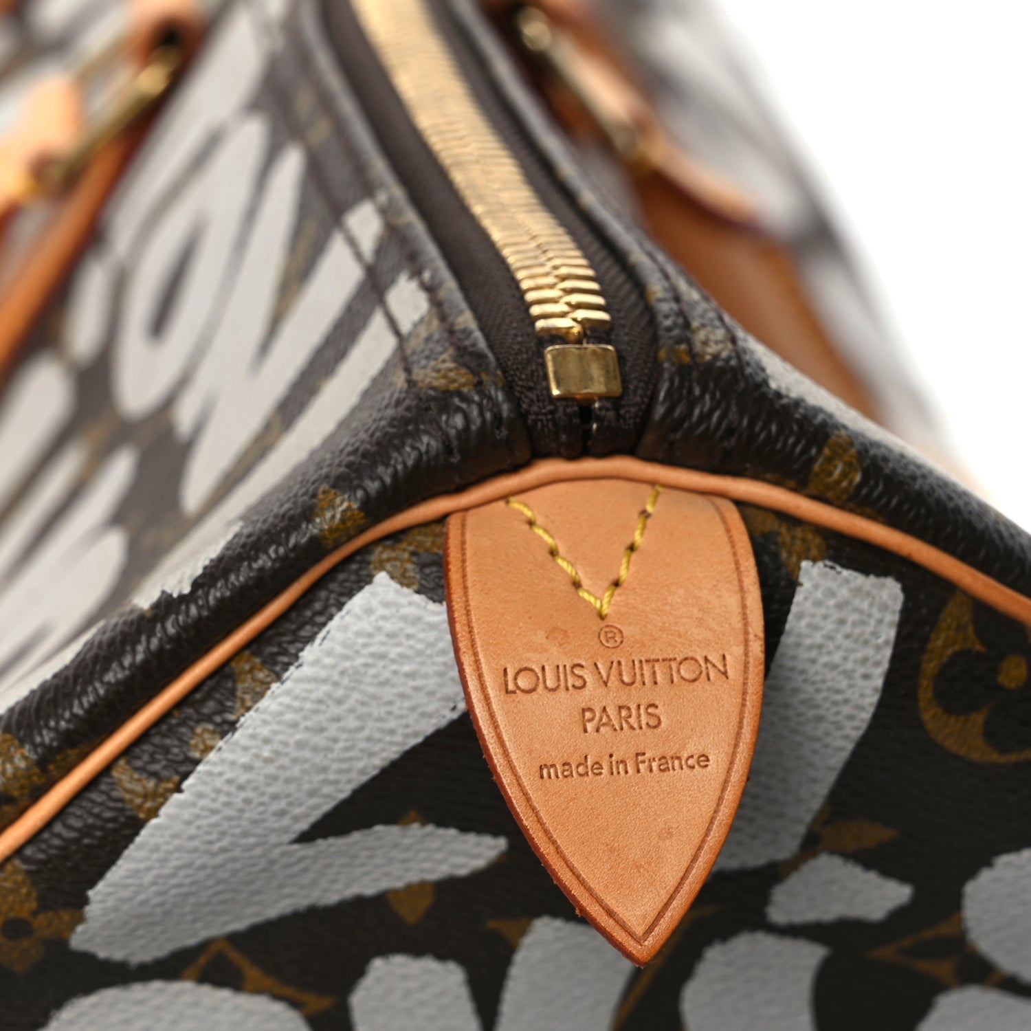 Louis Vuitton Monogram Graffiti Keepall 50  Silver 5 of 8