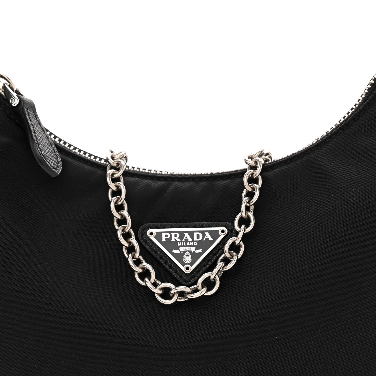 Prada Nylon Re-Edition 2005 Shoulder Bag Black 7 of 10