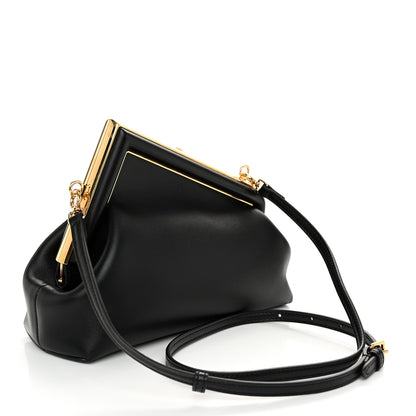 Fendi Shiny Nappa Small Fendi First Black 3 of 10