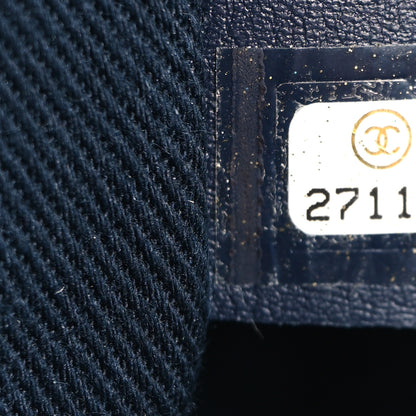 Chanel Lurex Boucle Medium Deauville Tote Blue 7 of 11