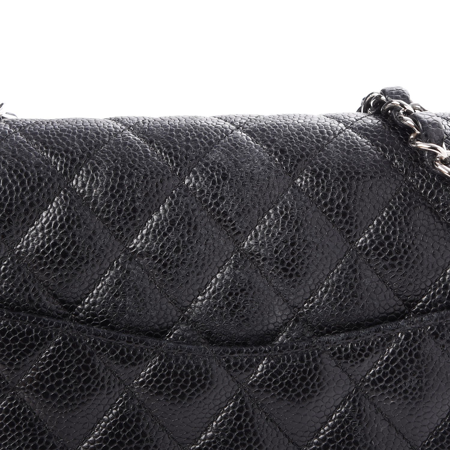 Chanel Caviar Quilted Medium Double Flap Black 24 of 26