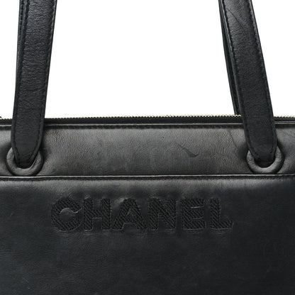 Chanel Lambskin Shoulder Bag Black 7 of 9