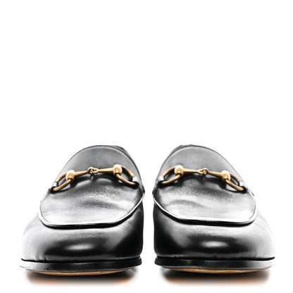 Gucci Calfskin Womens Jordaan Loafers 37 Black 2 of 10