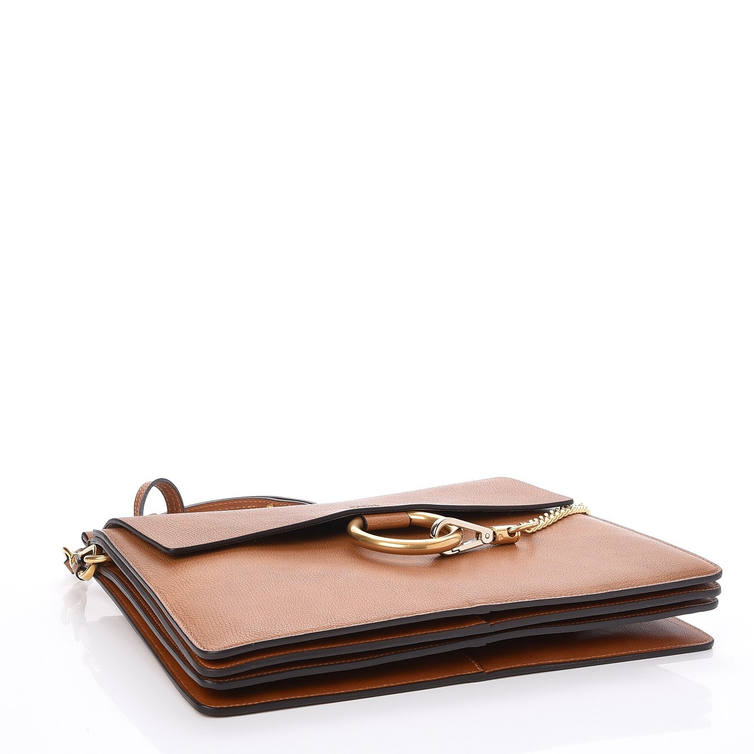 Chloe Goatskin Medium Faye Shoulder Bag Caramel 4 of 7