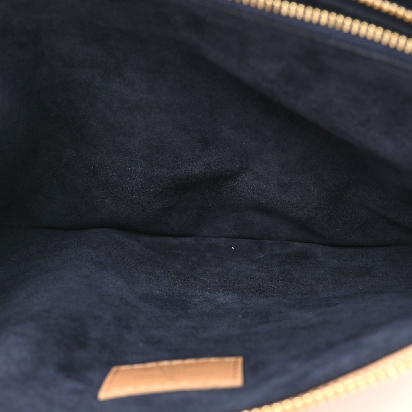 Lambskin Embossed Monogram Coussin PM Camel