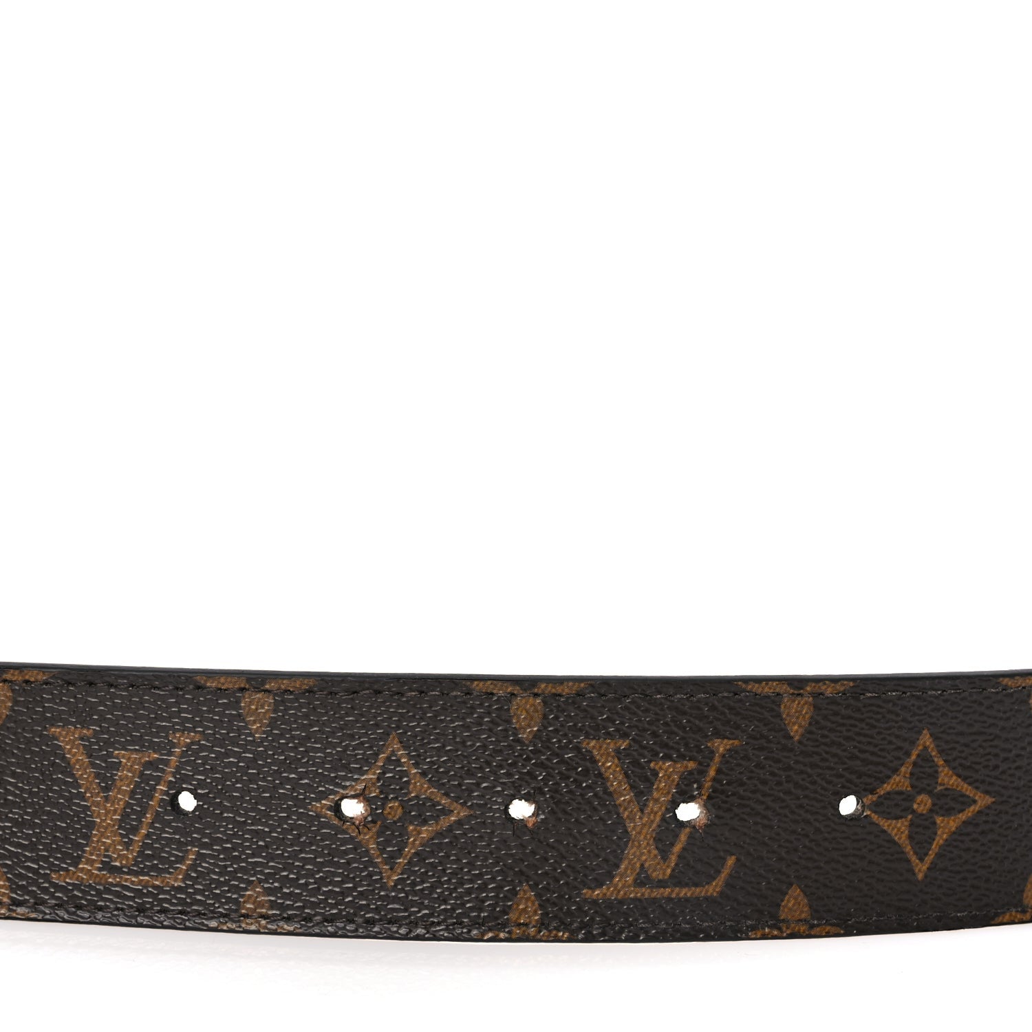 Louis Vuitton Calfskin Monogram 40mm LV Initiales Reversible Belt 95 38 Black 5 of 5