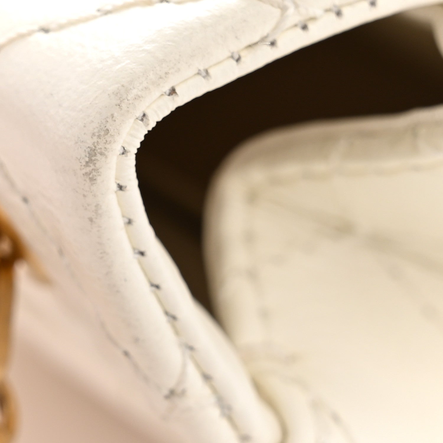 Chanel Aged Calfskin Quilted 2.55 Reissue Mini Flap White 13 of 14