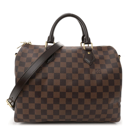 Louis Vuitton Damier Ebene Speedy Bandouliere 30 1 of 12