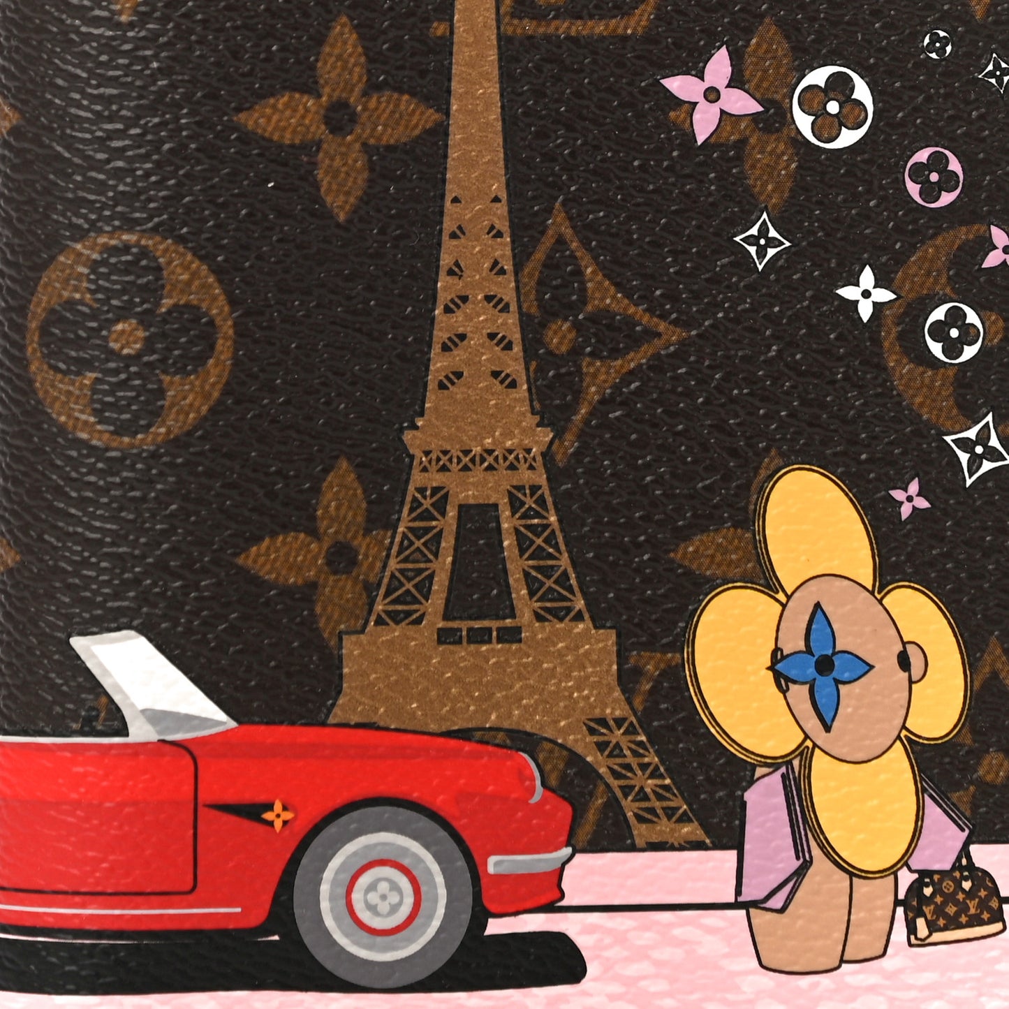 Monogram 2019 Christmas Animation Passport Cover Rouge