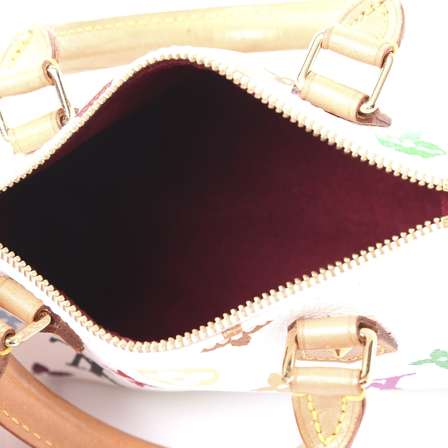 Monogram Multicolor Mini Sac HL Speedy White