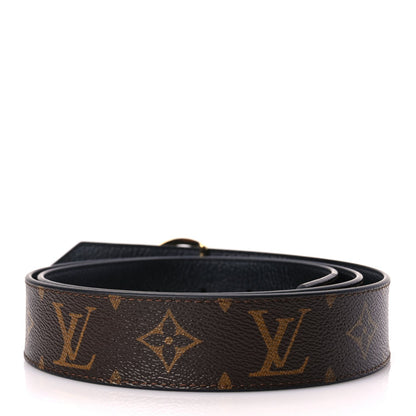 Louis Vuitton Monogram Calfskin 35mm LV Circle Reversible Belt Black 2 of 5