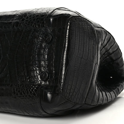 Nancy Gonzalez Crocodile Top Handle Black 8 of 8