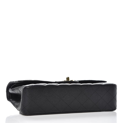 Chanel Caviar Quilted Medium Double Flap Black 6 of 10