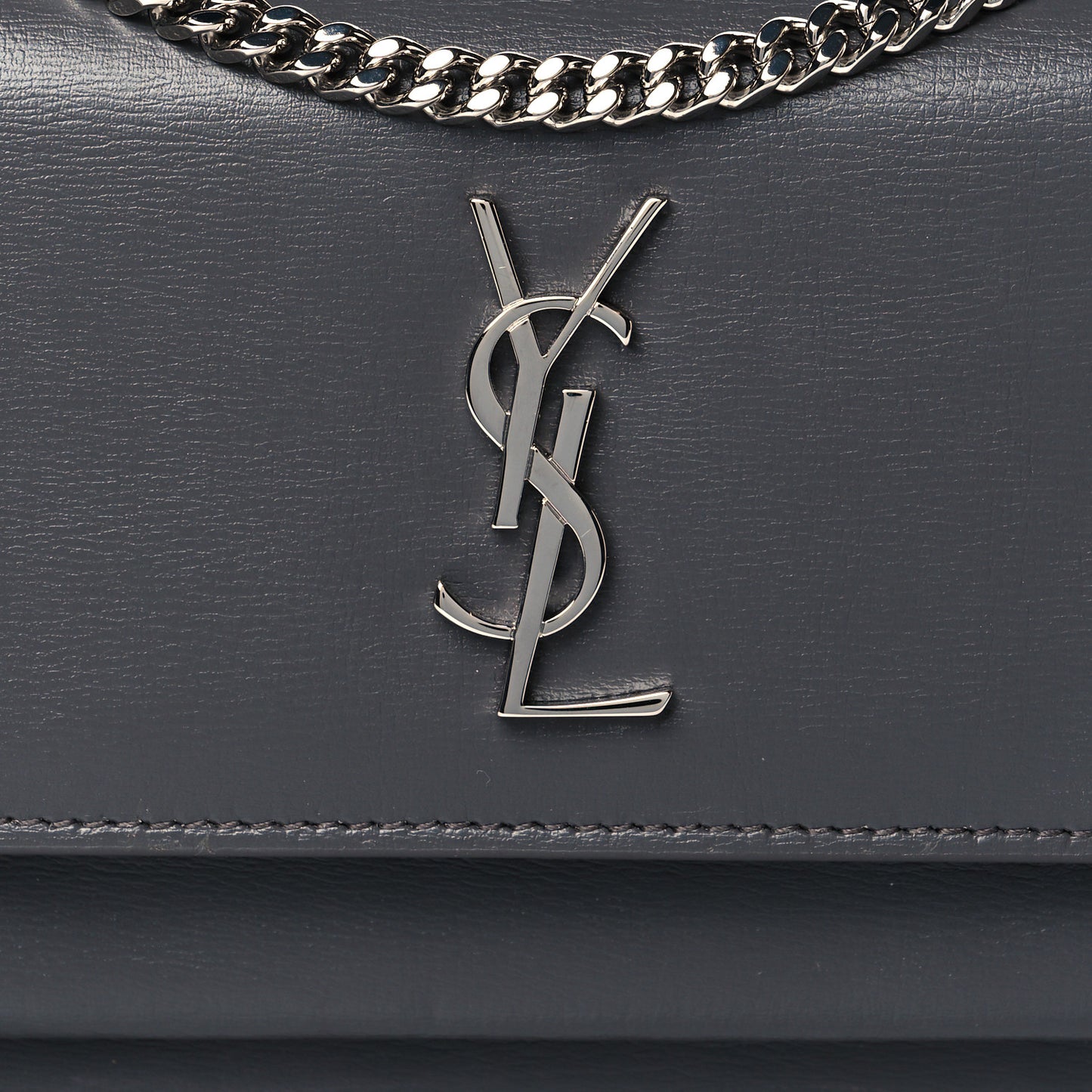 Calfskin Monogram Sunset Chain Wallet Earth