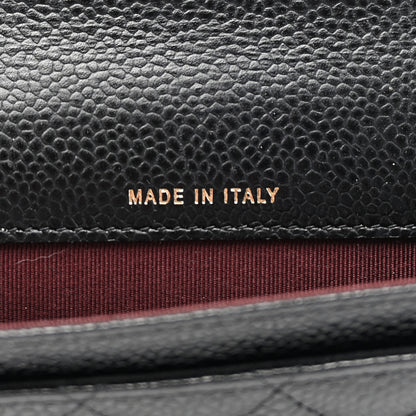 Chanel Caviar Quilted Flap Card Holder Black 7 of 9