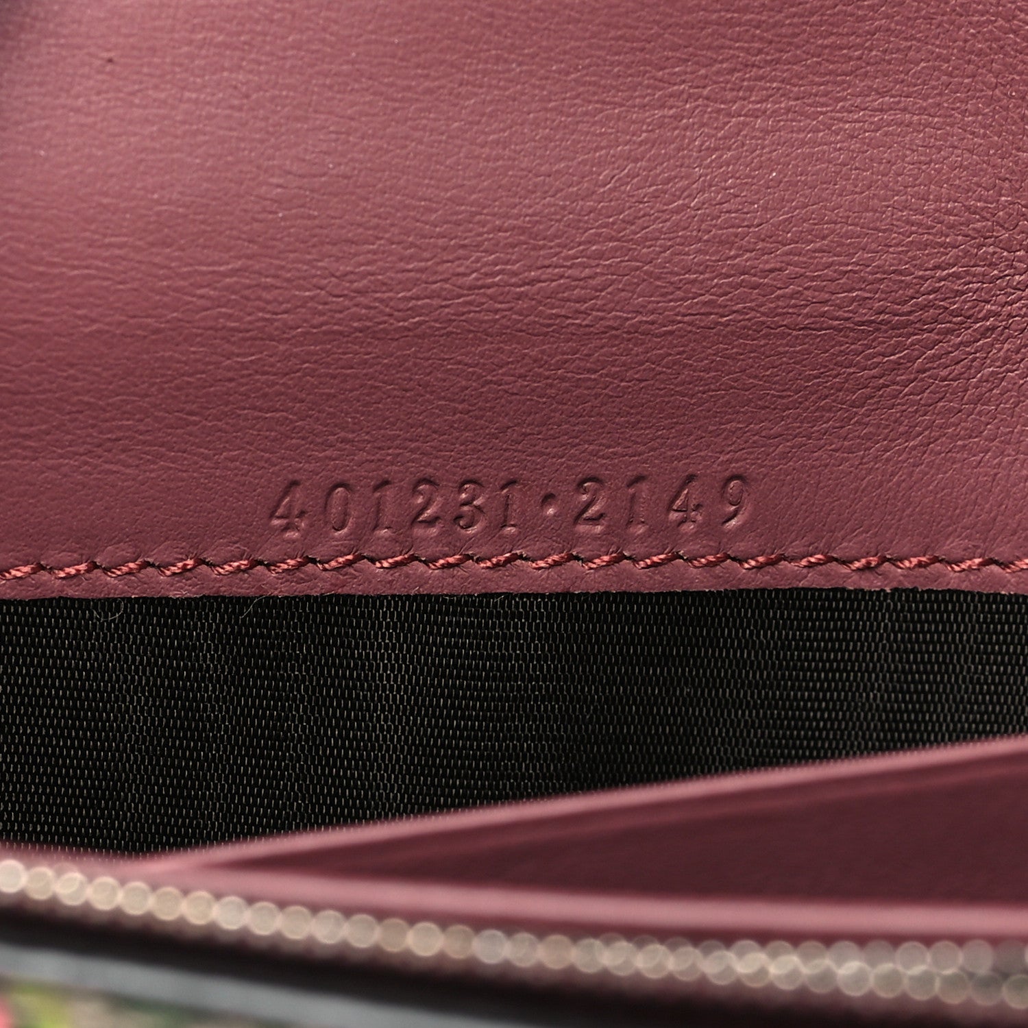 Gucci GG Supreme Monogram Blooms Mini Dionysus Chain Wallet Beige Multicolor Dry Rose 7 of 11