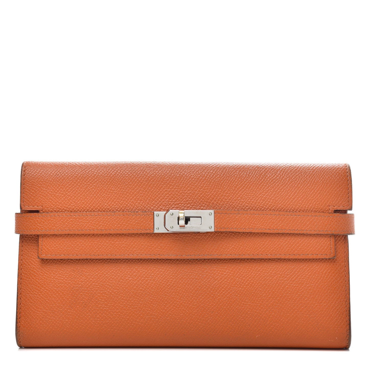 Epsom Kelly Longue Wallet Orange