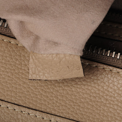 Celine Drummed Calfskin Mini Luggage Dune 8 of 10