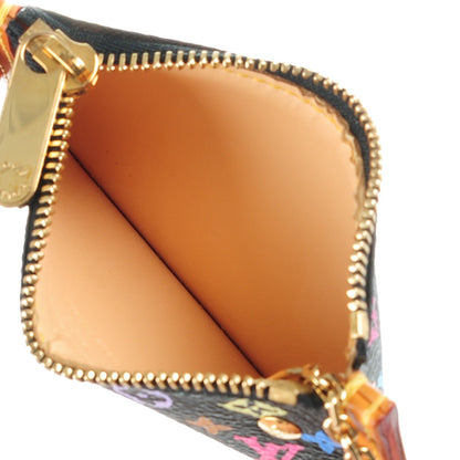 Louis Vuitton Monogram Multicolor Key Pouch Black 5 of 7