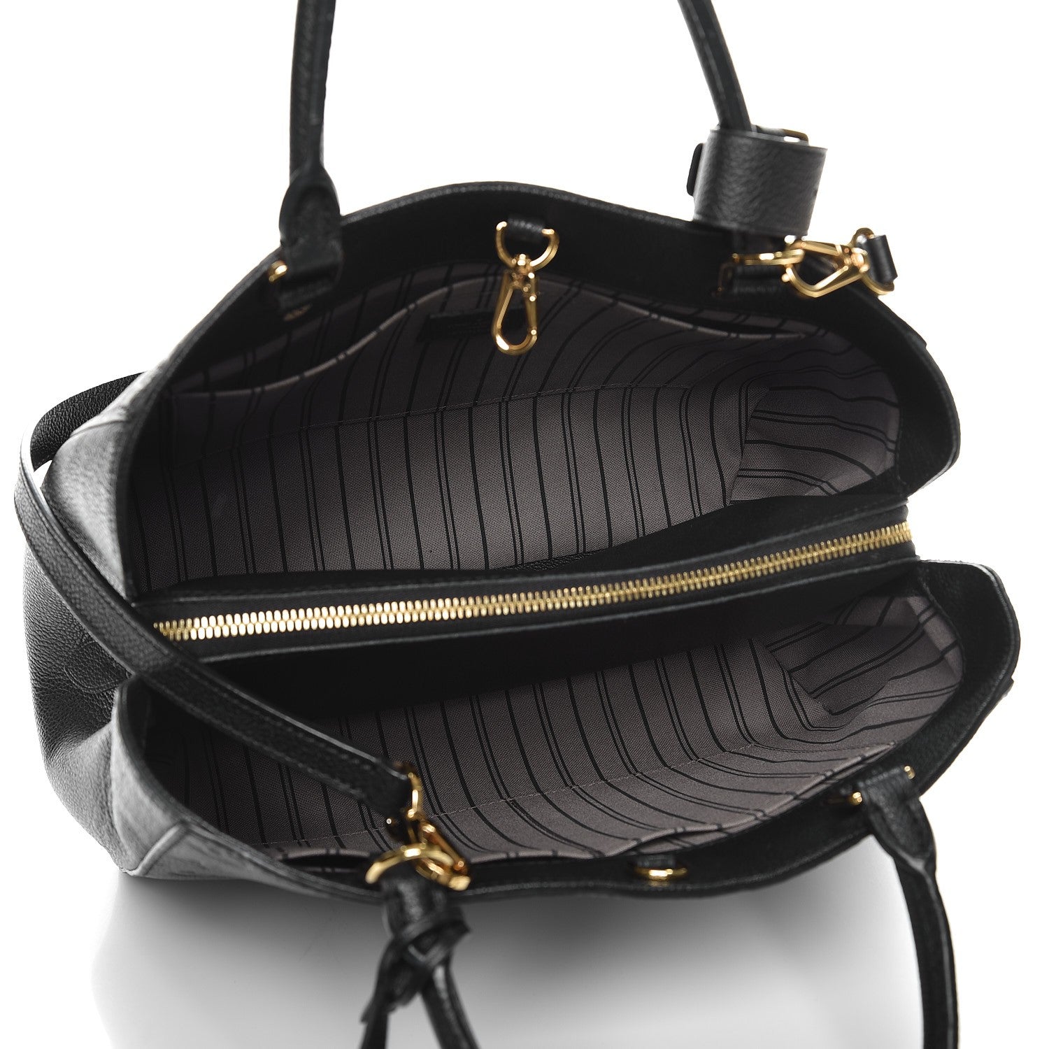 Louis Vuitton Empreinte Montaigne MM Black 6 of 8