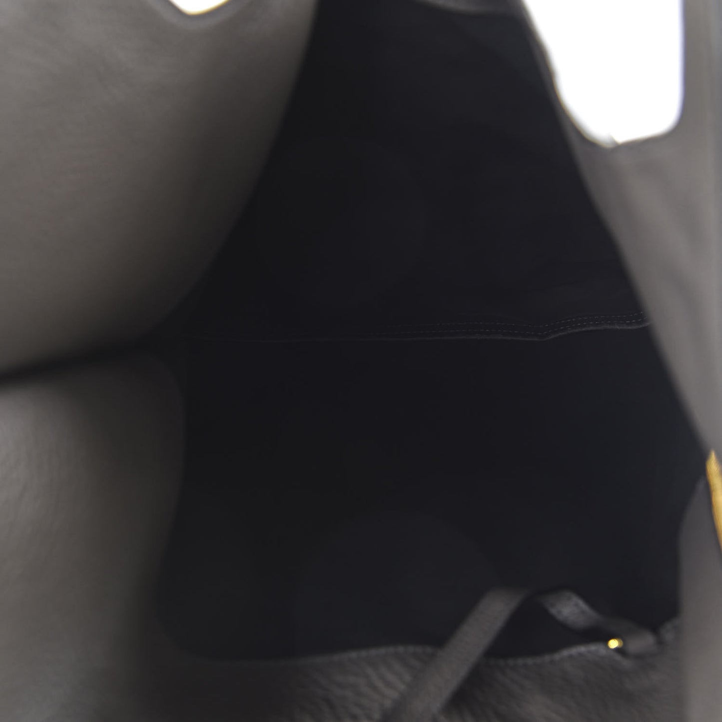 Calfskin Large Alix Padlock Zip Shoulder Bag Graphite