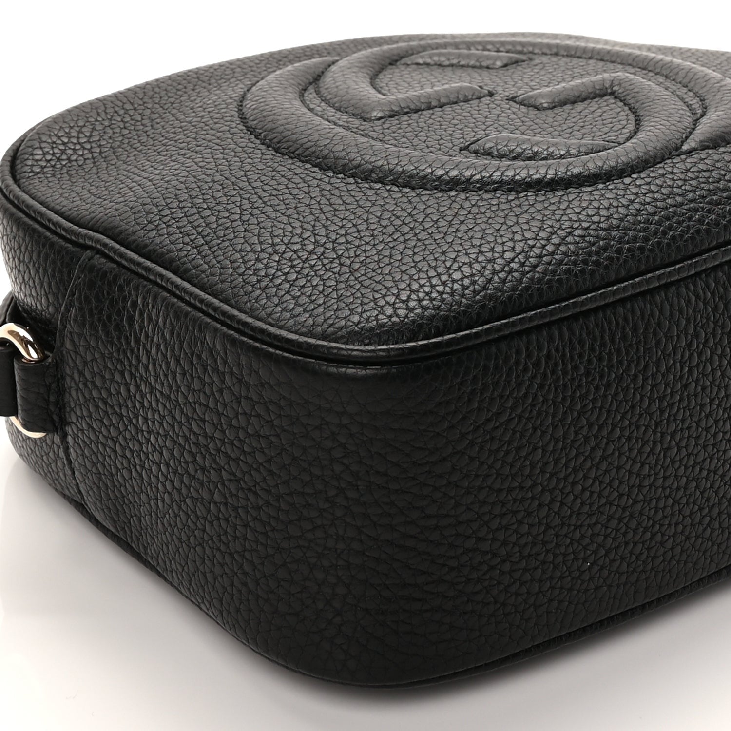 Gucci Pebbled Calfskin Small Soho Disco Bag Black 7 of 8