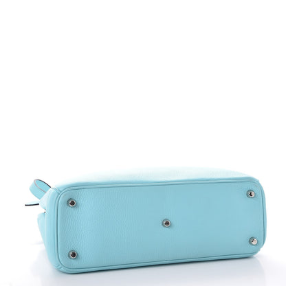 Christian Dior Bullcalf Medium Diorissimo Tote Blue 5 of 16