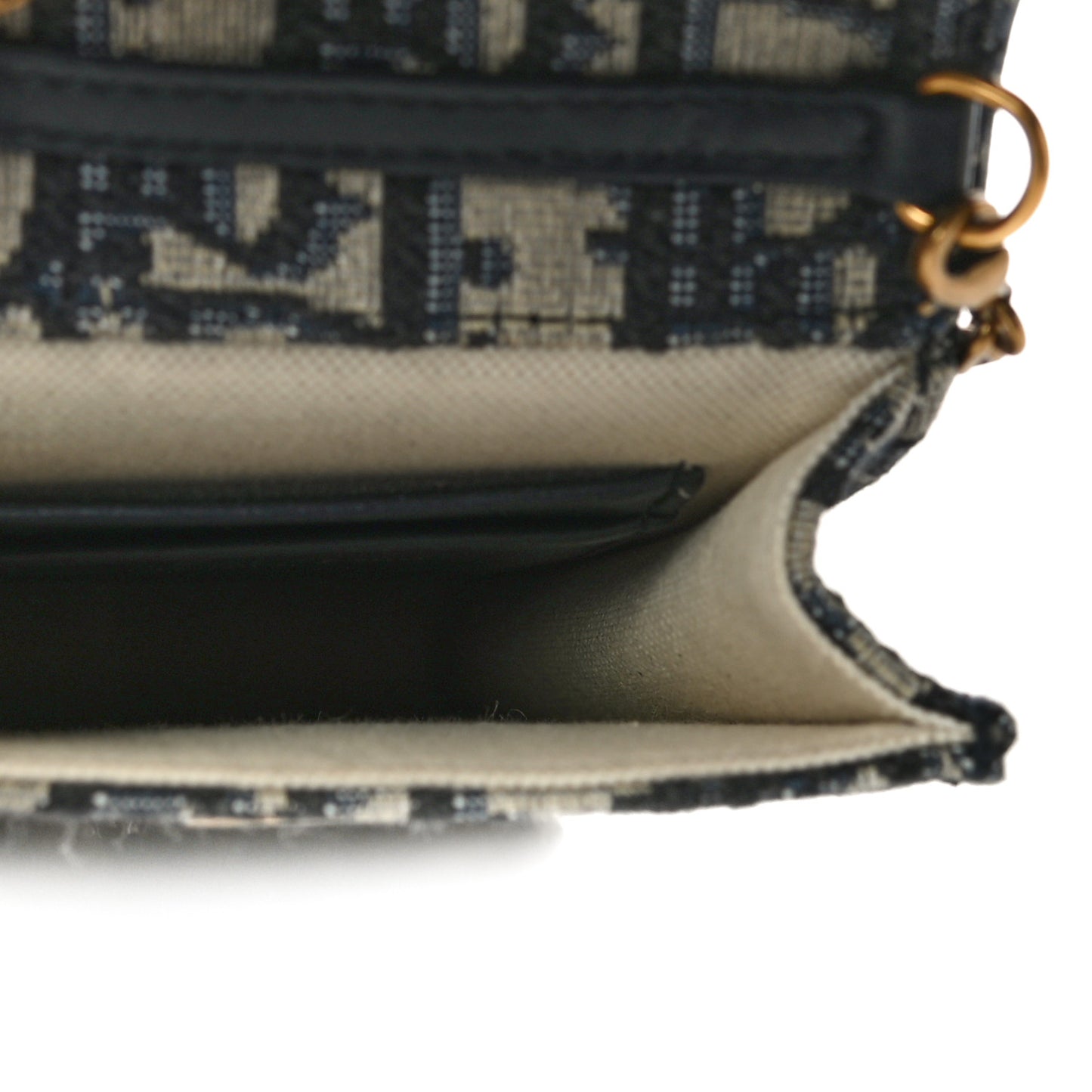 Oblique Vertical Saddle Pouch Blue