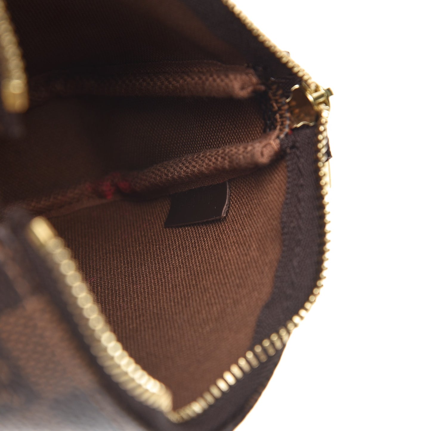 Damier Ebene 2016 Christmas Animation Mini Pochette Accessories