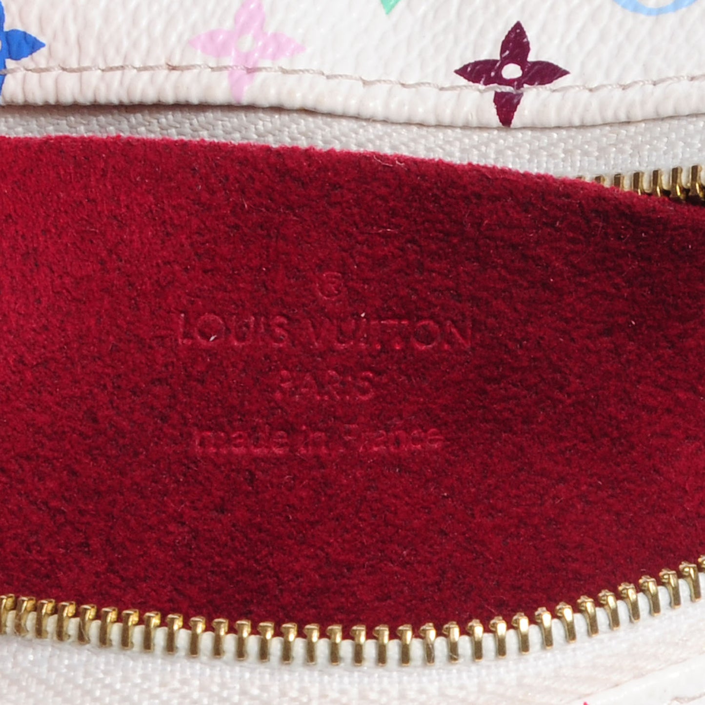 Monogram Multicolor Trousse Wapity White