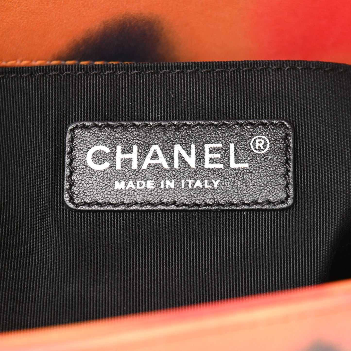 Printed Lambskin Quilted Medium Flower Power Boy Flap