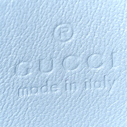 Gucci Lambskin Matelasse Small GG Marmont Shoulder Bag  Porcelain Light Blue 5 of 8