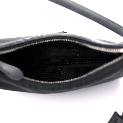 Prada Tessuto Nylon Saffiano Mini Re-Edition 2005 Bag Black 5 of 11