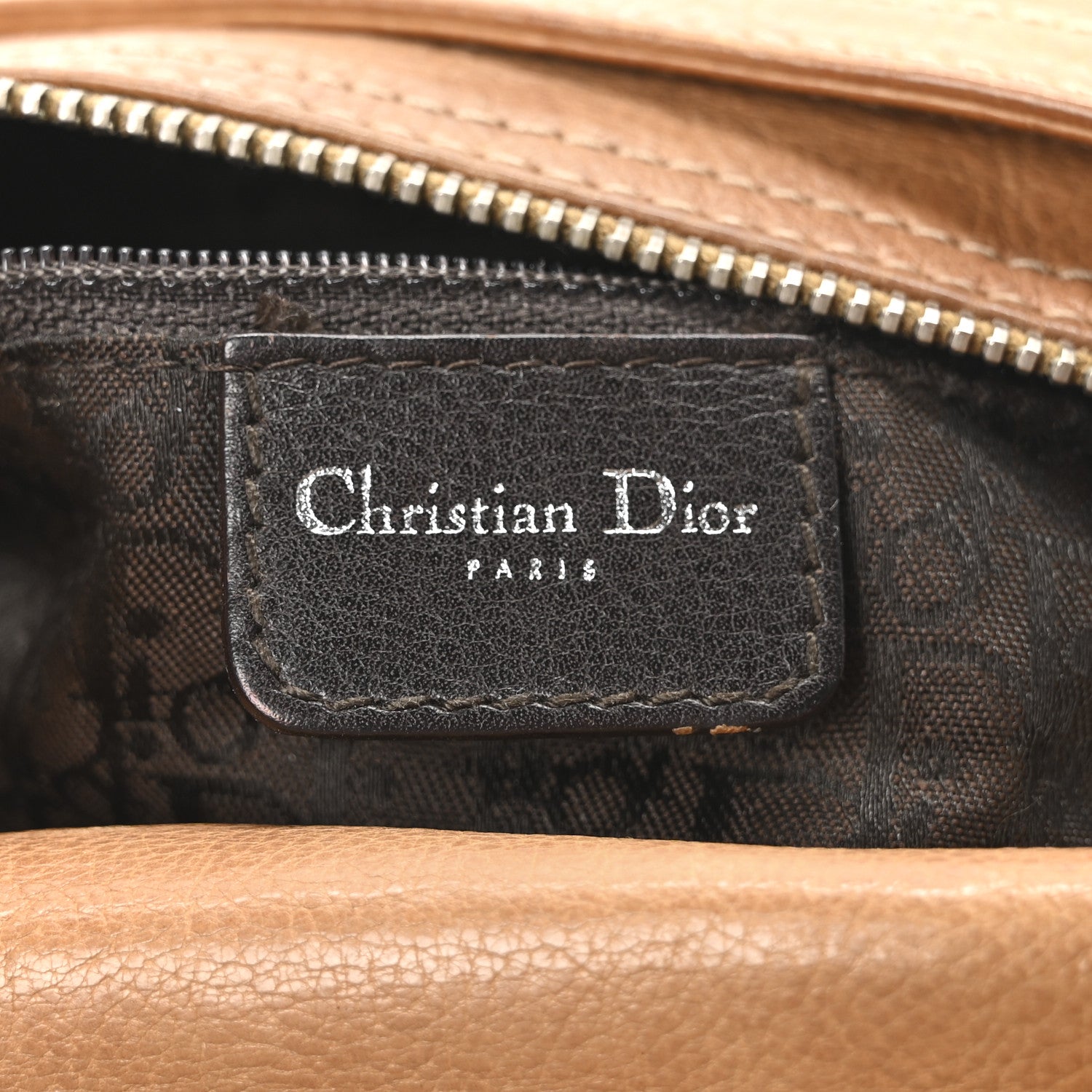 Christian Dior Calfskin Flight East West Bag Camel 6 of 11