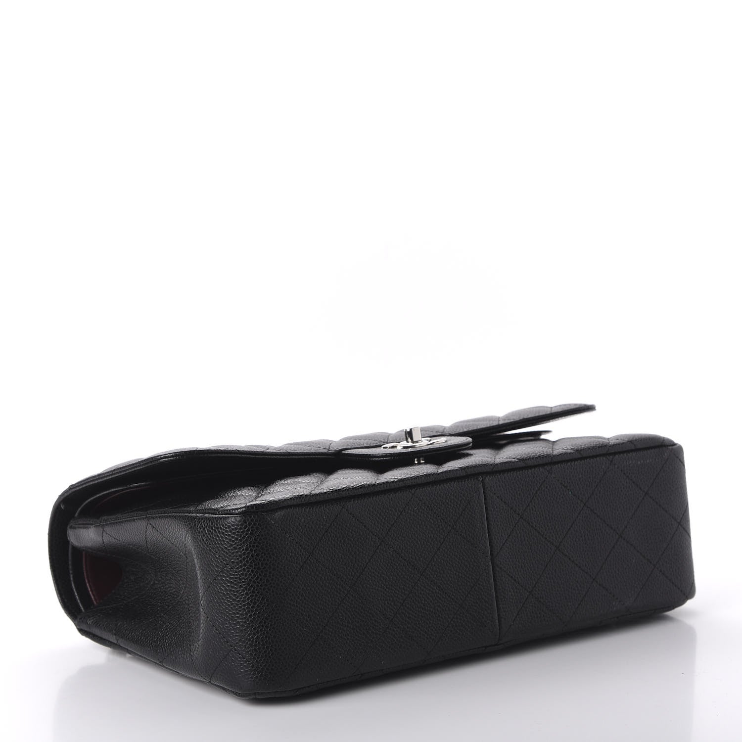 Chanel Caviar Quilted Jumbo Double Flap Black 4 of 12