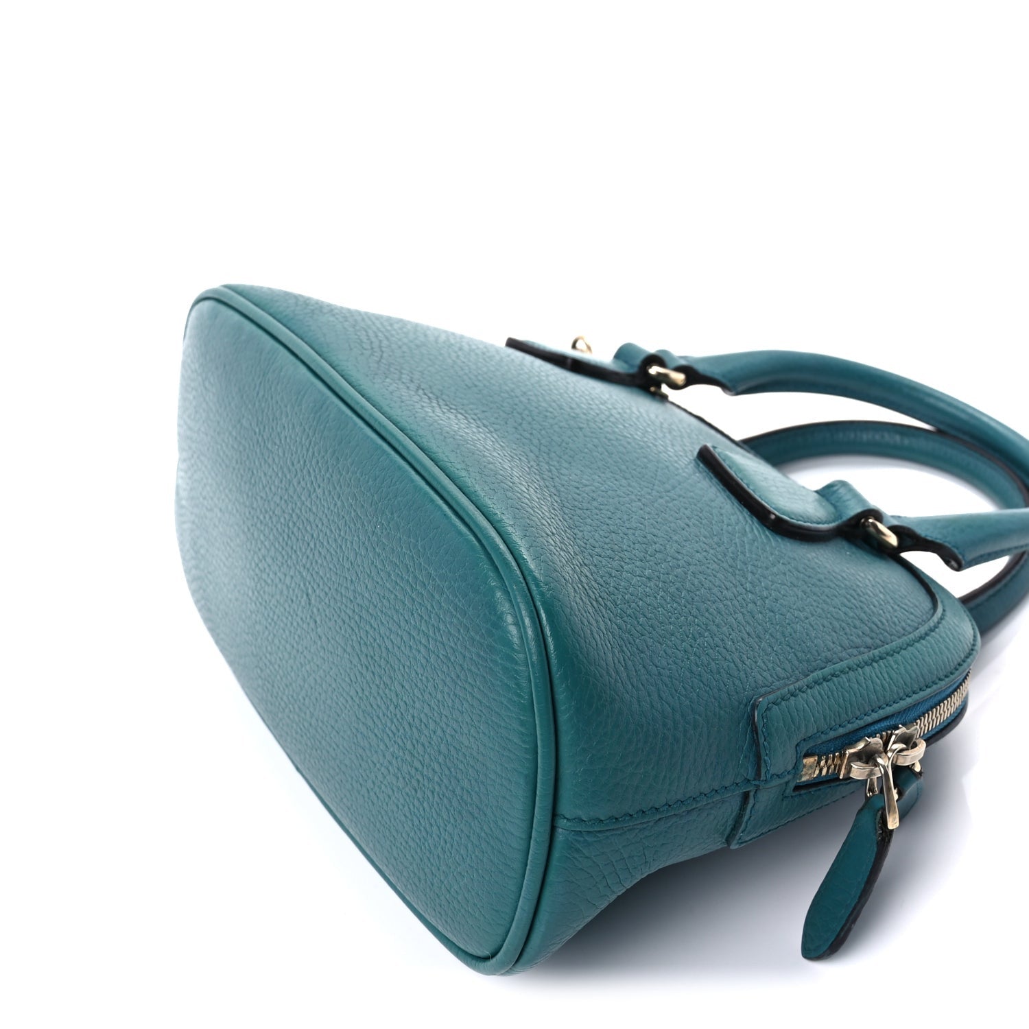 Gucci Dollar Calfskin Small GG Charm Dome Bag  Cobalt 7 of 7