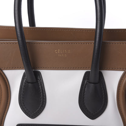 Celine Smooth Calfskin Micro Tri-Color Luggage Brown 9 of 10