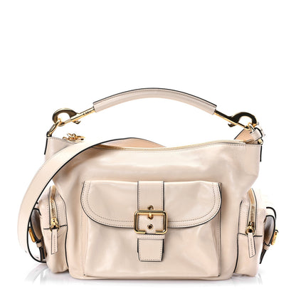 Chloe Shiny Calfskin Medium Double Carry Camera Bag Sweet Beige 1 of 8