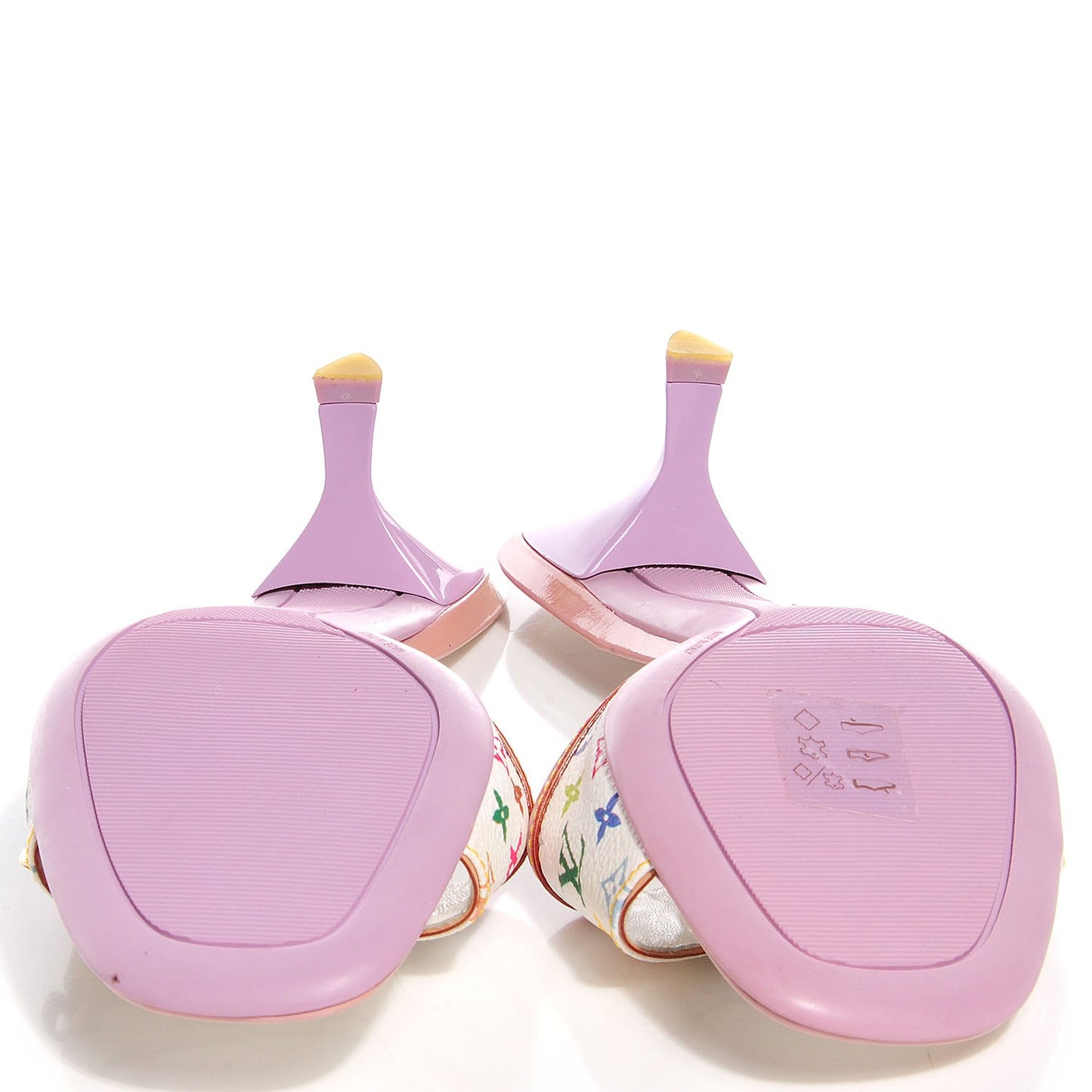 Monogram Multicolor Sandals 36.5 White