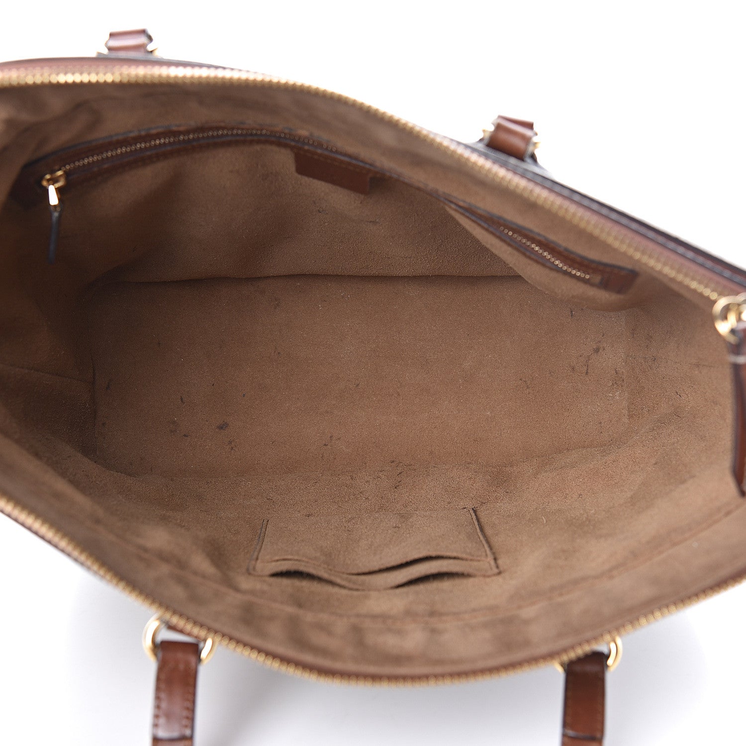 Gucci GG Supreme Monogram Medium Zippered Bucket Tote Beige Tuscany 5 of 25