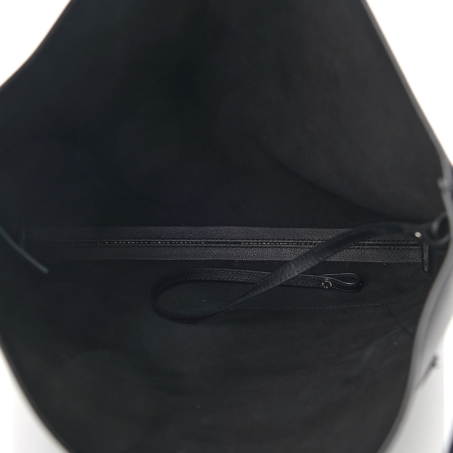 Calfskin Flat Messenger Black