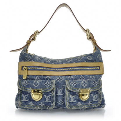 Louis Vuitton Monogram Denim Baggy PM Blue 1 of 10