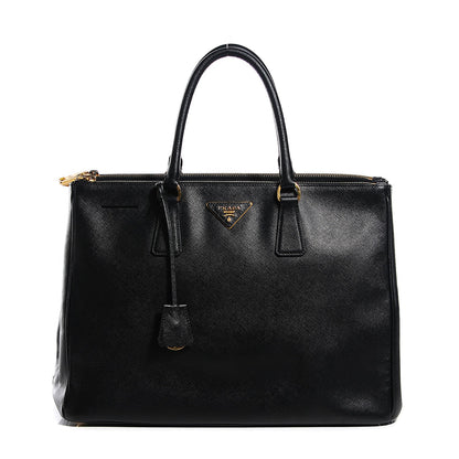 Prada Saffiano Large Galleria Double Zip Tote Black 1 of 9