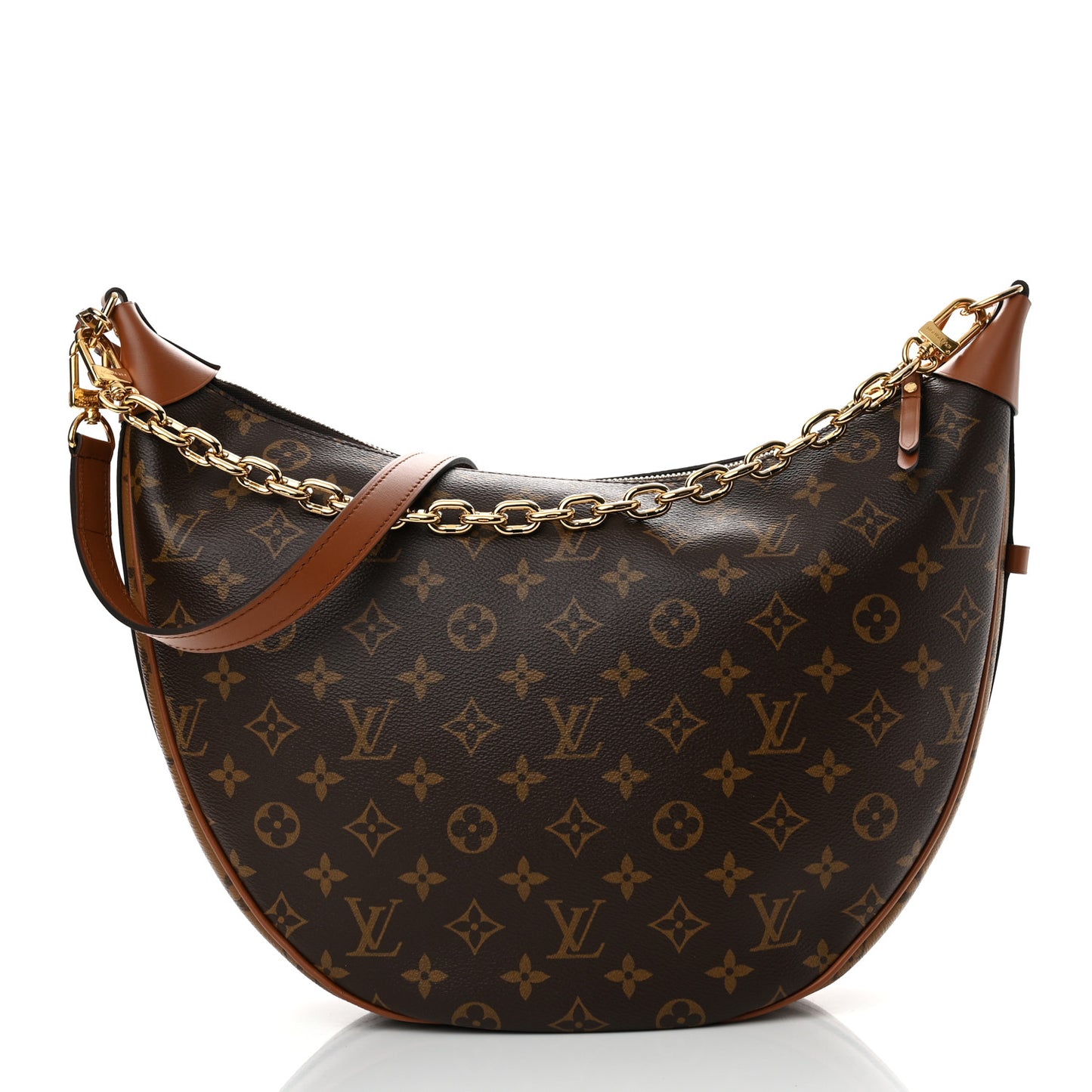 Reverse Monogram Loop Hobo