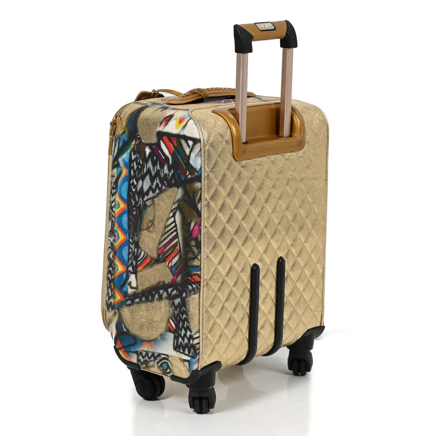 Graffiti Printed Canvas Street Spirit Trolley Multicolor