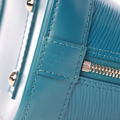 Louis Vuitton Epi Alma BB Cyan 7 of 7